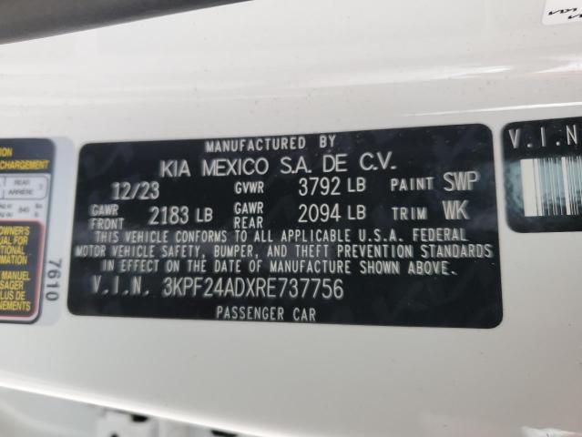 2024 KIA FORTE LX - 3KPF24ADXRE737756