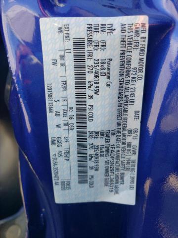 2015 FORD FOCUS TITA - 1FADP3N29FL365315