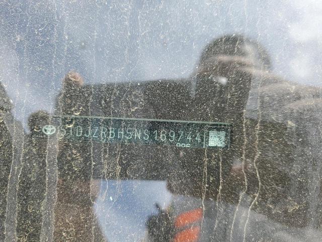 2022 TOYOTA HIGHLANDER 5TDJZRBH5NS169744