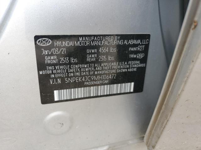2021 HYUNDAI SONATA N L 5NPEK4JC9MH106472