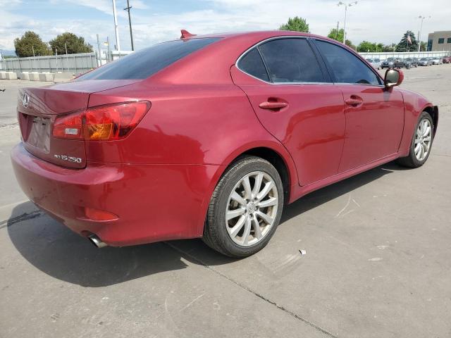 LEXUS IS 250 2008 red sedan 4d gas JTHCK262582025714 photo #4