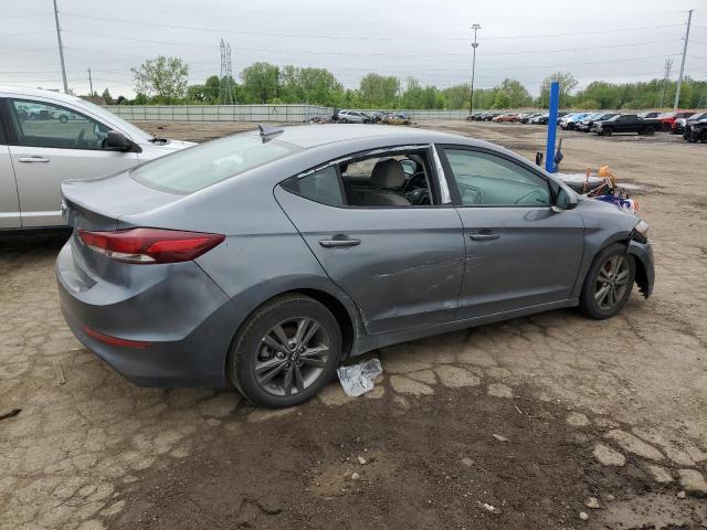 HYUNDAI ELANTRA SE 2018 gray  gas 5NPD84LF2JH356486 photo #4