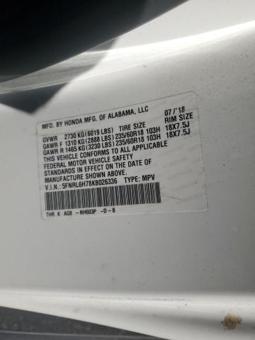 2019 HONDA ODYSSEY EX - 5FNRL6H78KB026336