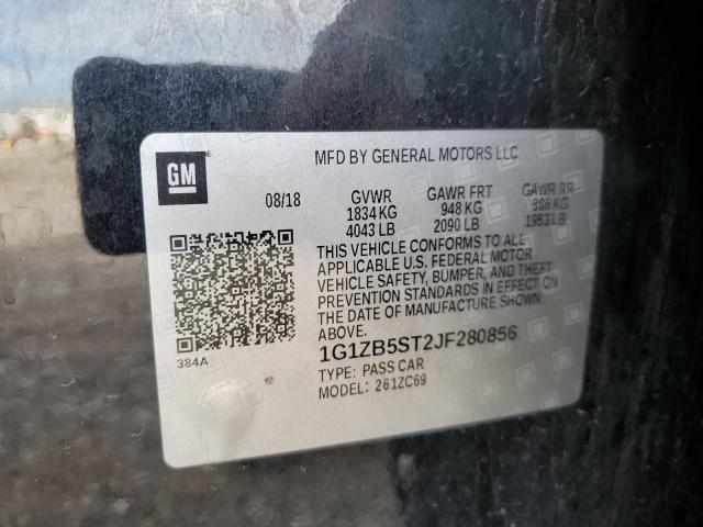 2018 CHEVROLET MALIBU LS - 1G1ZB5ST2JF280856