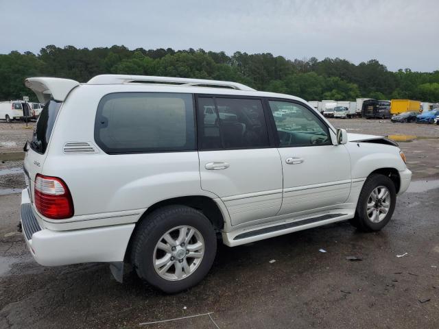 LEXUS LX 470 2004 white 4dr spor gas JTJHT00W043545745 photo #4