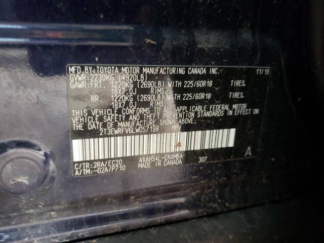 2020 TOYOTA RAV4 XSE 2T3EWRFV6LW057198