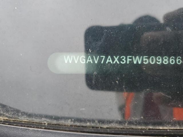 2015 VOLKSWAGEN TIGUAN S - WVGAV7AX3FW509866