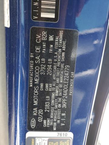 2020 KIA FORTE FE - 3KPF24AD0LE224779