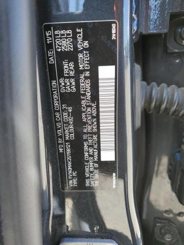 2016 VOLVO S80 PREMIE YV140MAK2G1198121