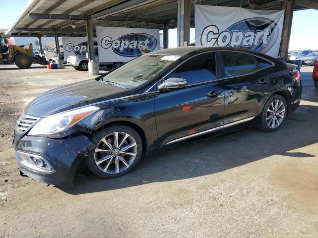HYUNDAI AZERA 2015 black sedan 4d gas KMHFG4JGXFA447569 photo #1