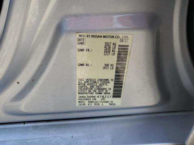 2017 NISSAN ALTIMA 2.5 - 1N4AL3AP0HC478217