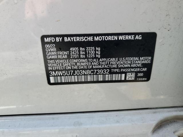 2022 BMW M340I 3MW5U7J03N8C73932