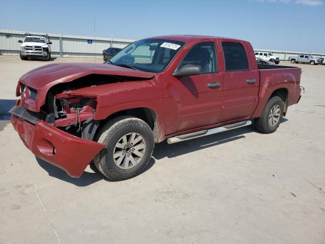 MITSUBISHI RAIDER LS 2007 red  gas 1Z7HC28KX7S109550 photo #1
