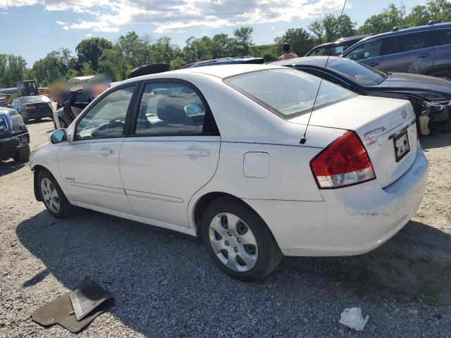 KIA SPECTRA EX 2007 white  gas KNAFE121975479889 photo #3