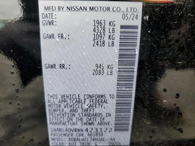 2024 NISSAN ALTIMA SV - 1N4BL4DV8RN423122