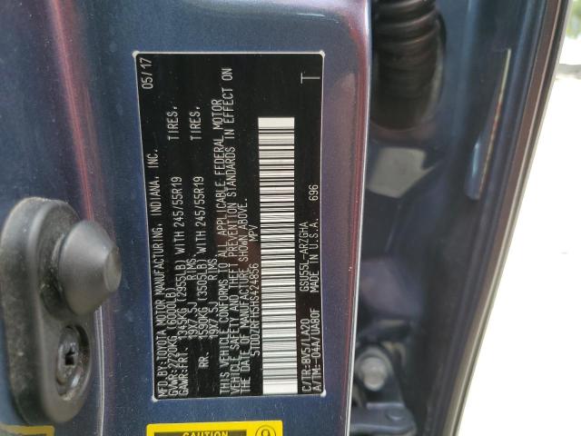 2017 TOYOTA HIGHLANDER - 5TDDZRFH5HS424856