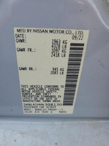 2023 NISSAN ALTIMA SR - 1N4BL4CV4PN308130
