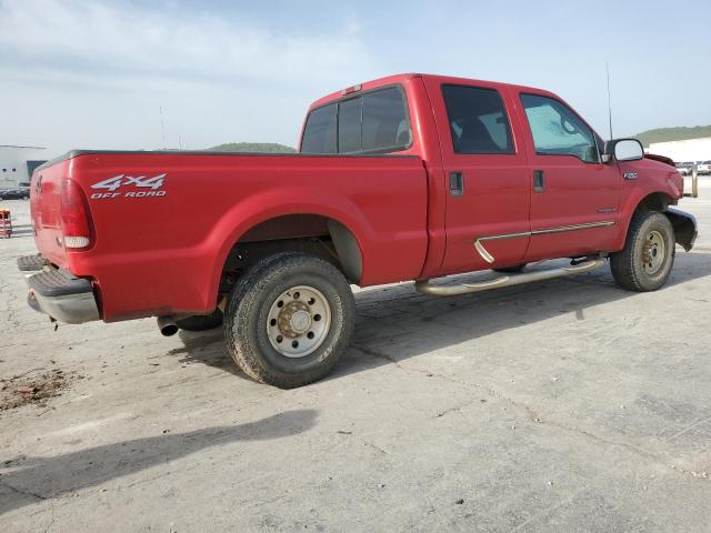 FORD F250 SUPER 2000 red crew pic diesel 3FTNW21F7YMA67920 photo #4