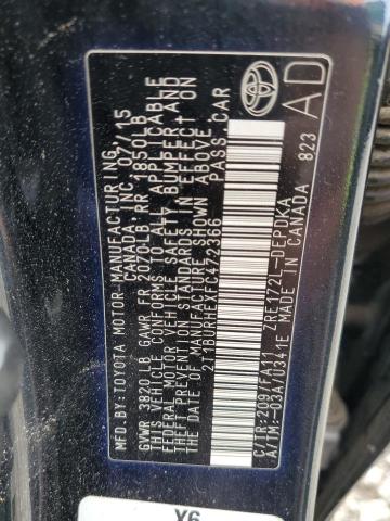 2015 TOYOTA COROLLA L - 2T1BURHEXFC472366