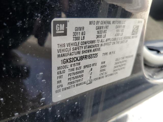 2015 GMC YUKON DENA - 1GKS2CKJ8FR163725