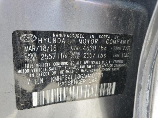 2016 HYUNDAI SONATA HYB - KMHE24L18GA040323