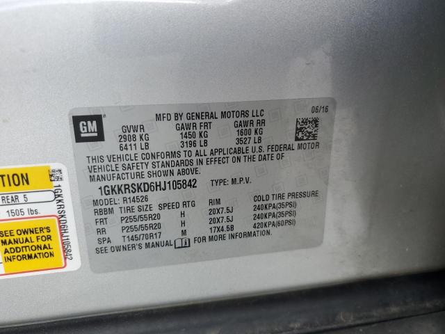2017 GMC ACADIA LIM 1GKKRSKD6HJ105842