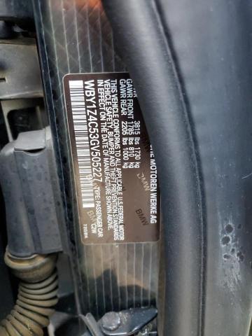 2016 BMW I3 REX - WBY1Z4C53GV505227