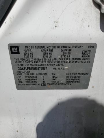2017 GMC TERRAIN SL 2GKFLPE38H6173897