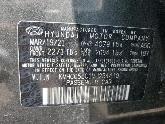 2021 HYUNDAI IONIQ LIMI KMHC05LC1MU254410