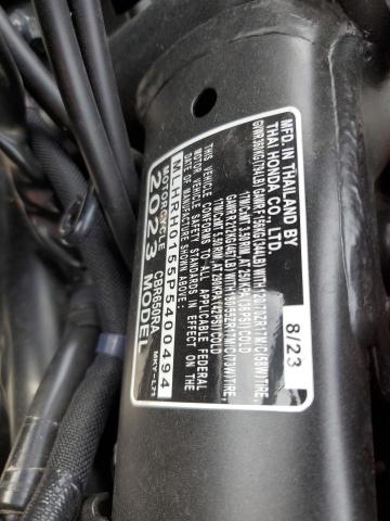 2023 HONDA CBR650 RA MLHRH0155P5400494