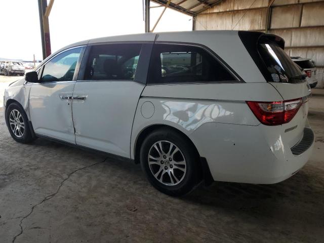 HONDA ODYSSEY EX 2013 white sports v gas 5FNRL5H61DB072367 photo #3