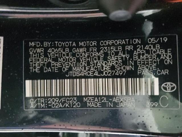 2020 TOYOTA COROLLA SE - JTDS4RCE4LJ027497