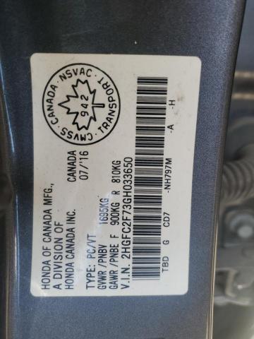 2016 HONDA CIVIC EX 2HGFC2F73GH033650