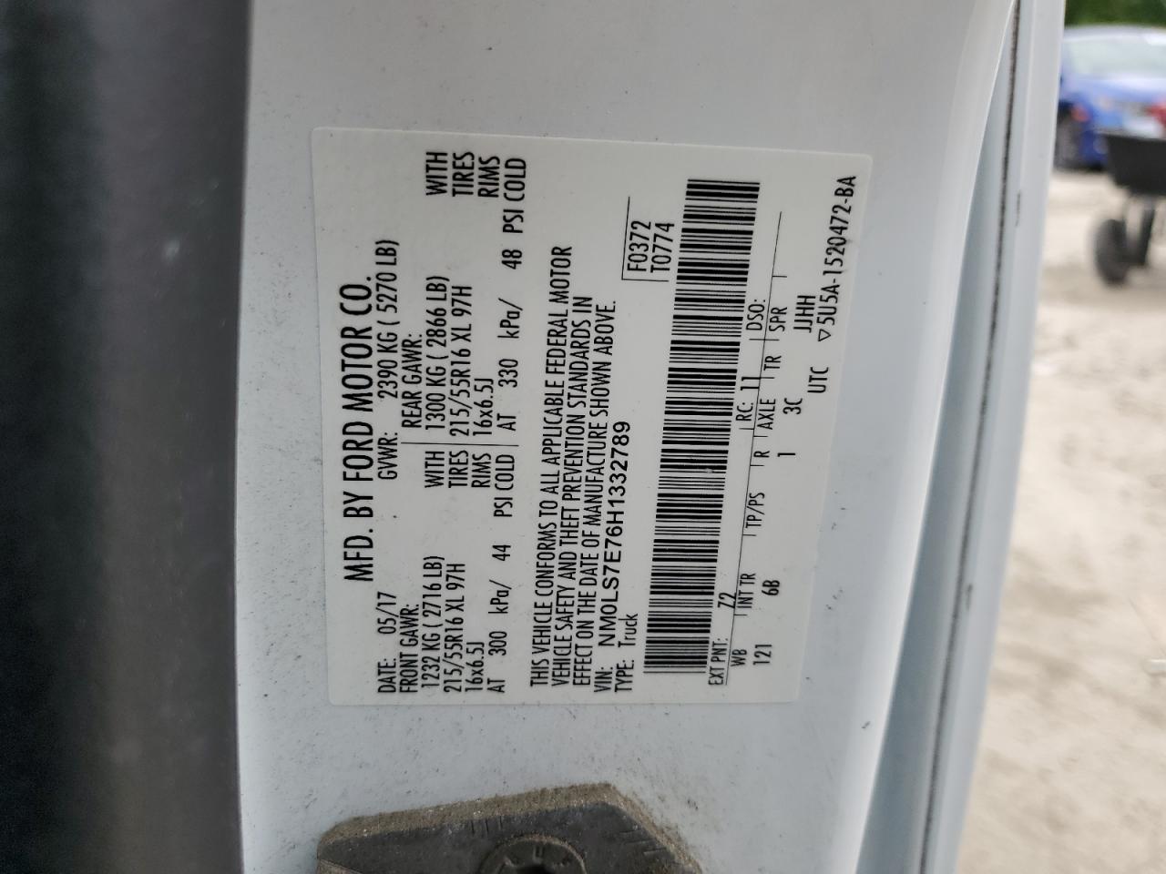 FORD TRANSIT CONNECT XL