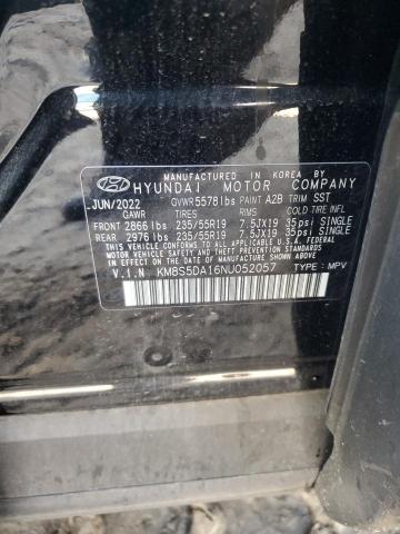 2022 HYUNDAI SANTA FE L - KM8S5DA16NU052057