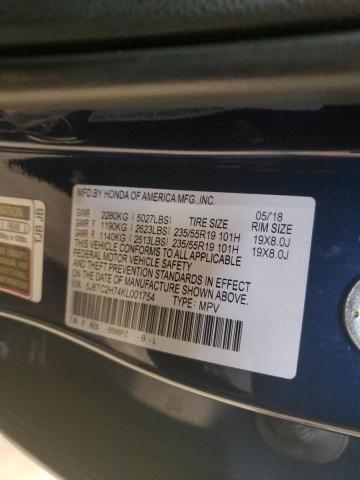 2019 ACURA RDX ADVANC 5J8TC2H74KL001754