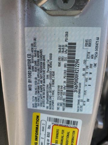 2015 FORD FUSION SE - 3FA6P0HD0FR212294