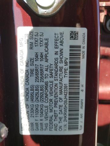 2018 HONDA CR-V LX - 2HKRW5H39JH423391