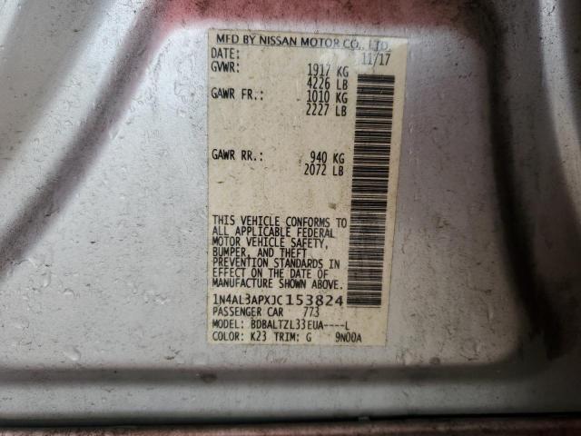 2018 NISSAN ALTIMA 2.5 - 1N4AL3APXJC153824