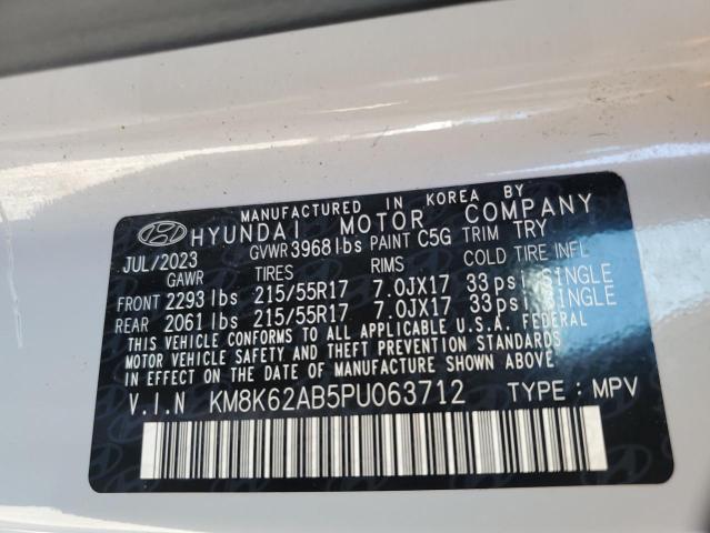 2023 HYUNDAI KONA SEL KM8K62AB5PU063712