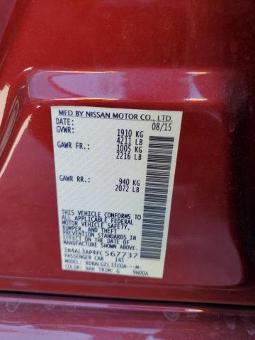2015 NISSAN ALTIMA 2.5 - 1N4AL3AP4FC567737