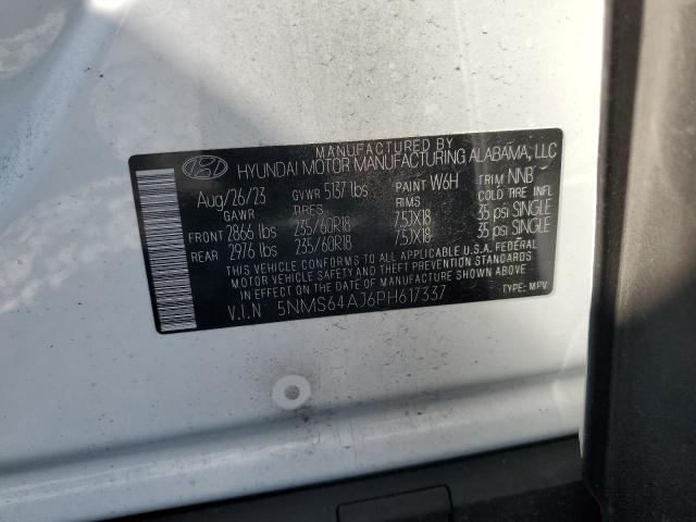 2023 HYUNDAI SANTA FE X 5NMS64AJ6PH617337