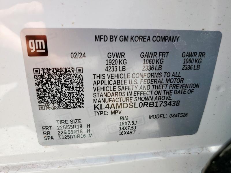 2024 BUICK ENCORE GX - KL4AMDSL0RB173438