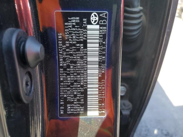 2016 TOYOTA COROLLA L - 5YFBURHE4GP498706