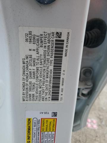 2022 HONDA CIVIC SPOR - 2HGFE2F58NH591404