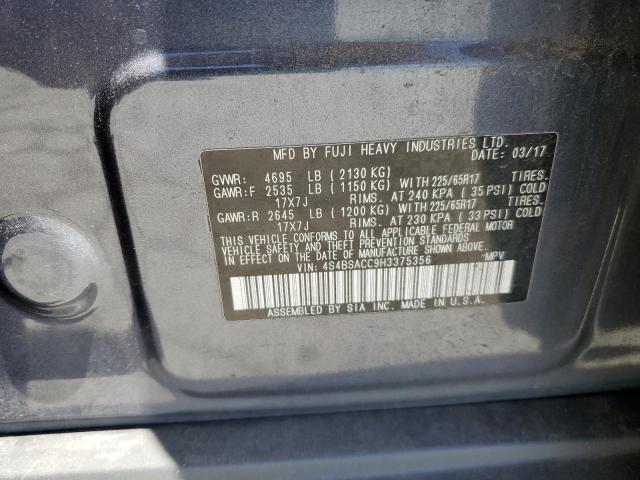 2017 SUBARU OUTBACK 2. - 4S4BSACC9H3375356