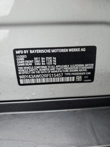 2024 BMW I4 EDRIVE WBY43AW02RFS15457