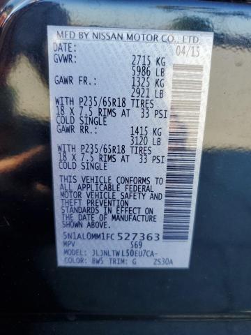 2015 INFINITI QX60 5N1AL0MM1FC527363