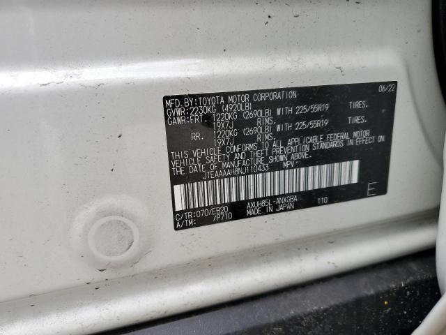 2022 TOYOTA VENZA LE - JTEAAAAH8NJ110433
