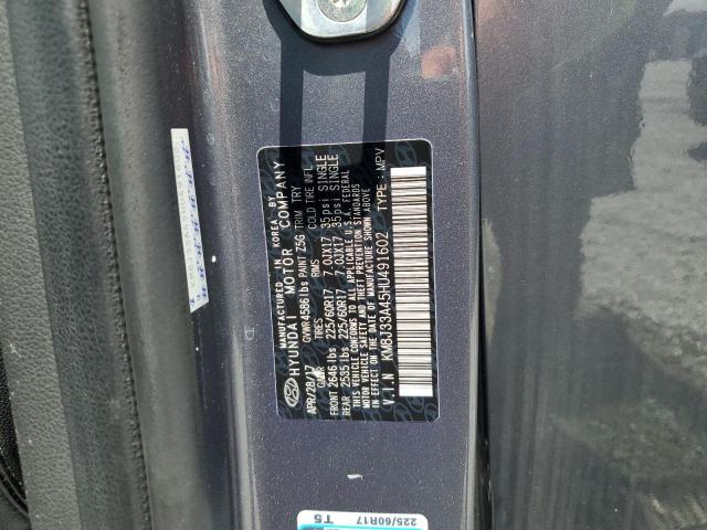 2017 HYUNDAI TUCSON LIM - KM8J33A45HU491602